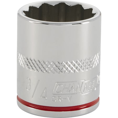 Channellock 3/8'' Drive 3/4'' 12-Point Shallow Standard Socket 304778