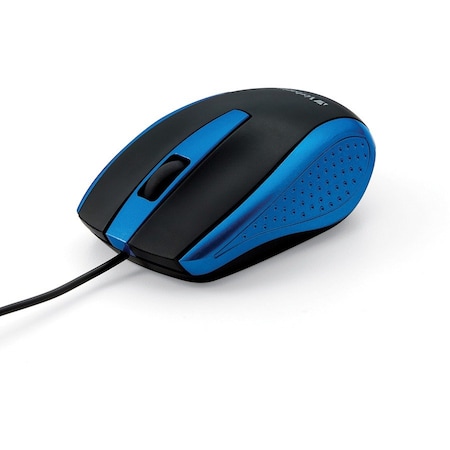 Verbatim CORDED NOTEBOOK OPTICAL MOUSE BLUE 99743