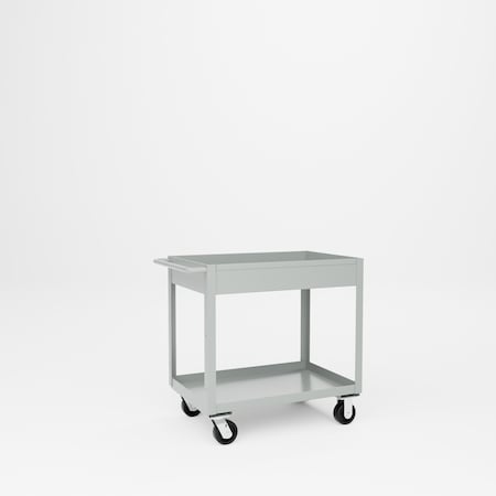 Pucel Tray Top Box Truck, 24 in W x 36 in D x 37 in H, 6 in Deep Box, Red TT-2436-6P