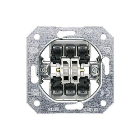 Siemens DELTA switch device insert FM double two-way switch 10A 250V 5TA2118