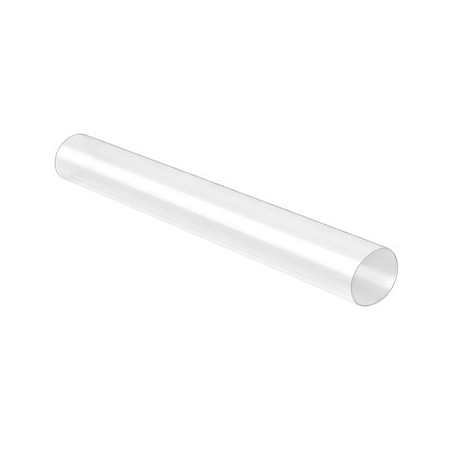 Zoro Select Heat Shrink Tubing, Clear, 6 in, PK5 ST1.0CL-6-5pk