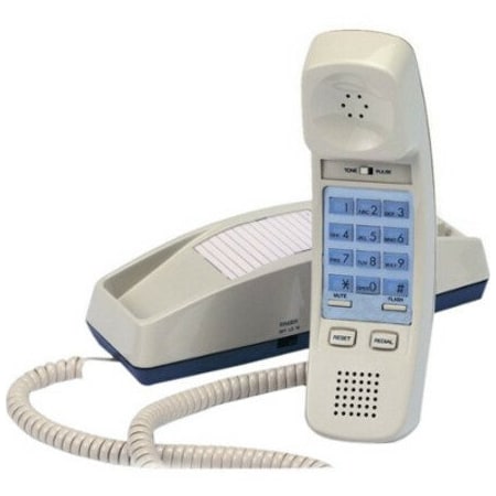 Cortelco Trendline 815047VOE21F Standard Phone - Red - 1 x Phone Line - Hearing Aid Compatible 8150RD