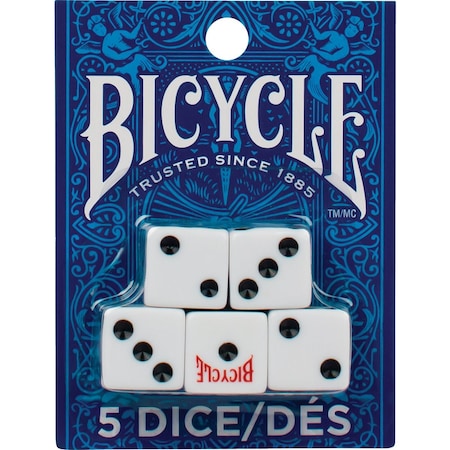 Bicycle 5ct Dice Clip Strip, 12PKs 10022389