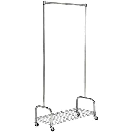 Safavieh Christian Single Rod Clothes Rack- Chrome - 63 x 13.8 x 35.4 in. HAC1020A