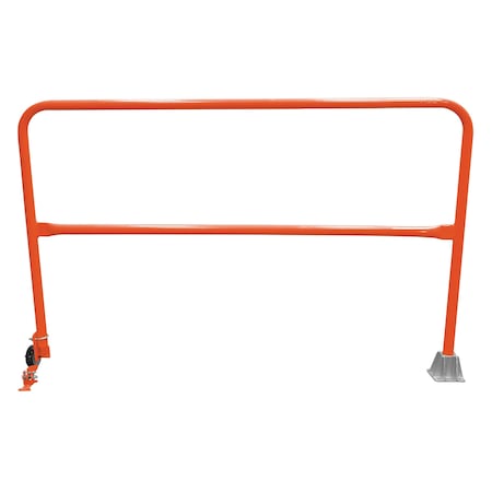 Vestil Steel Dock Safety Swing Gate 6 Ft. Length Orange SSG-6-OR