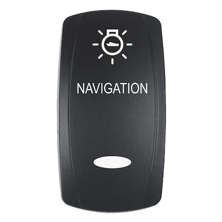 Pacer Group Pacer Actuator - 'NAVIGATION' f/V Series Contura Switches - Black - Laser Etched Top/Bottom Light EV2LE-NAV
