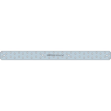 Simpson Strong-Tie 3'' W x 40'' L 16 ga Steel Strap Tie MSTC40