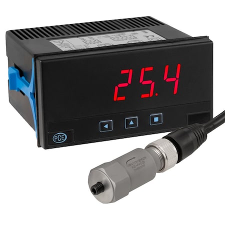 Pce Instruments Vibration sensor, +/-25.4 mm/s range, 3-1500 Hz with 4-20 mA output and M6 mounting with display PCE-PVS 20-DPD-U