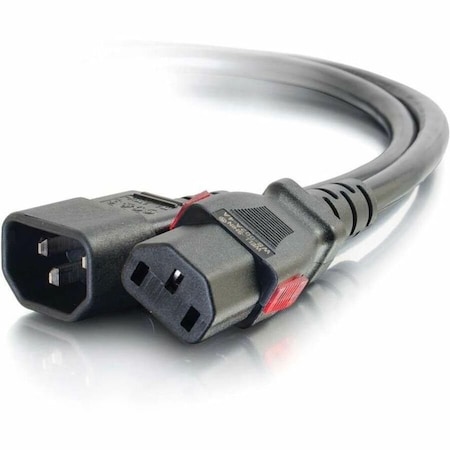 C2G 3FT LOCKING C14 TO C13 10A 250V BLK TAA 10359