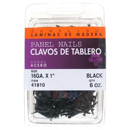 Philstone Nail 6 Oz 1 in. Walnut Colored Interior Panel Nails, 5PK 41798