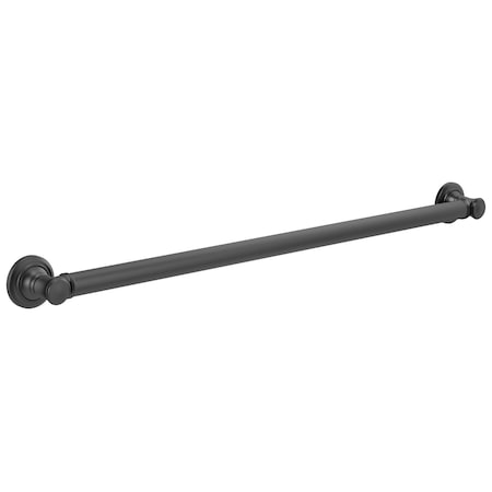 Delta Traditional Decorative Ada Grab Bar In Matte Black 41636-BL