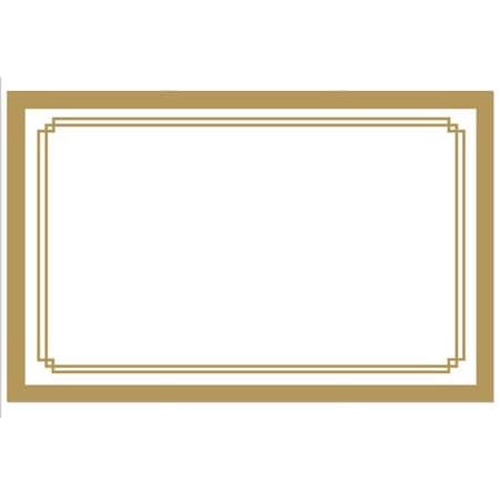 Nashville Wraps Metallic Gold Duet Gloss Enclosure Gift Card, 3.5x2.25, 50PK AC5990