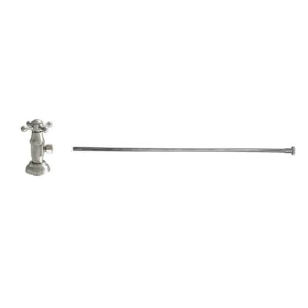 Mountain Plumbing Toilet Kit - Brass Cross Handle 1/4 Turn Valve (MT4004X) in PVD Brushed Bronze MT4831X-NL/PVDBB