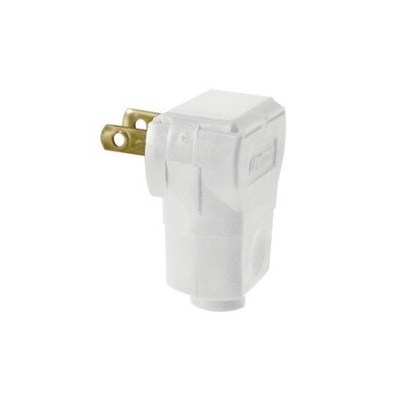 Leviton Angle Plug 15 Amp, 125 Volt 101AN-W