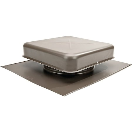 Lomanco LomanCool Static Vent, 1658 in OAW, 60 sqin Net Free Ventilating Area, Aluminum, Weathered Bronze 600WB