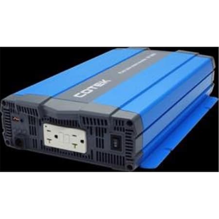 Cotek 1000 Watt, 12 VDC Pure Sine Wave Inverter SP1000-112