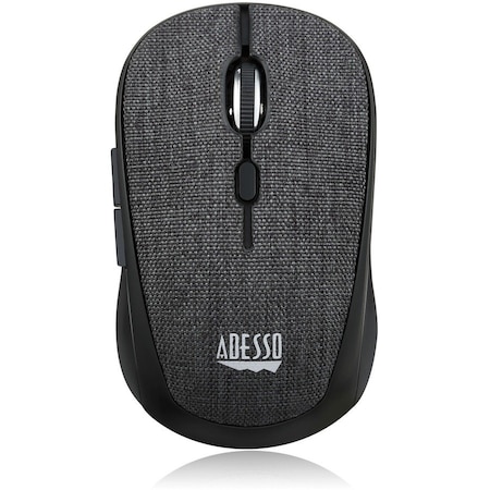 Adesso iMouse S80B - Wireless Fabric Optical Mini Mouse (Black) iMouseS80B