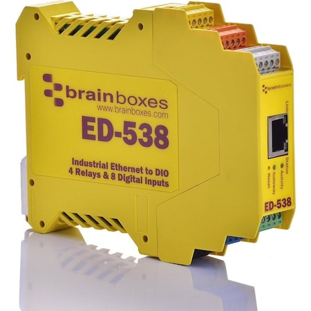 Brainboxes Ltd Ethernet To Digital Io Relay ED-538
