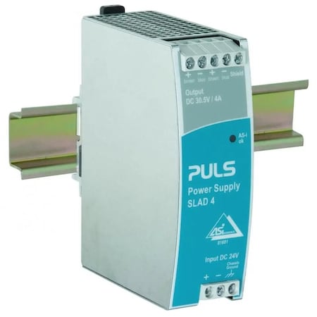 Puls As-Interface Power Supply, 30.5V, 4A, DC/DC Converter SLAD4.100
