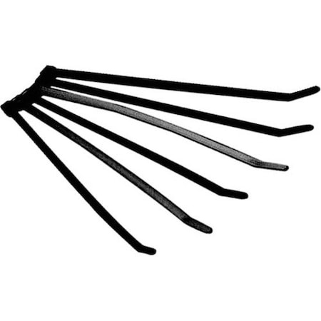 Nippon 6 in. Wire Ties, Black, 100PK CT6BUV