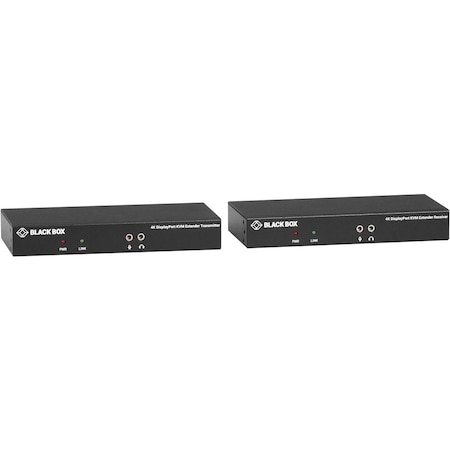 Black Box BLACK BOX Kvx Series Displayport Fiber Kvm Extender, Sh, Tx+Rx KVXLCDPF-100