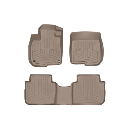 Weathertech Tan, Front and Rear FloorLiner HP 451812-1-2IM