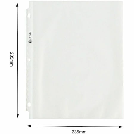 Business Source Sheet Protector, Clear, Polypropylene, PK5 BSN16512