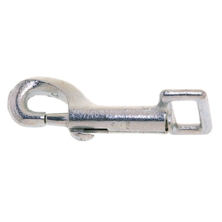Campbell Chain & Fittings Rigid Eye Bolt Snap, 1 in, 40 lb Working Load, Zinc, Nickel T7615102