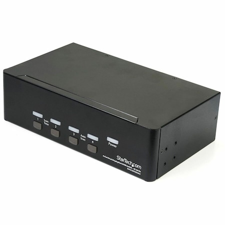 Startech.Com THIS 4 PORT DUAL DISPLAYPORT KVM SWITCH COMBINES DUAL 4K 60HZ DISPLAYS WITH KVM SV431DPDDUA2
