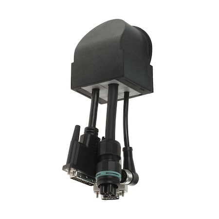 Detas DESPRED 90: Splittable 90 Deg Cable Gland w/ Locknut, M50x1.5 Black 1731050250