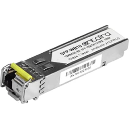 Antaira 1.25G Gigabit SFP Transceiver WDM-B, SM/LC/10KM/11.0dB/TX:1550nm RX:1310nm,  SFP-WB10-T-TAA
