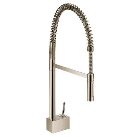 Axor Starck Semi-Pro Kitchen Faucet 2-Spray, 1.75 GPM in Polished Nickel 10820831