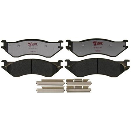 Rm Brakes EHT702H Ceramic Brake Pad Set With Hardware R53-EHT702H