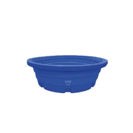 Fibertech Plastics Stock Tank-Round 7.5x2.5, Natural FP.STR-NA.720wtih plug1.25