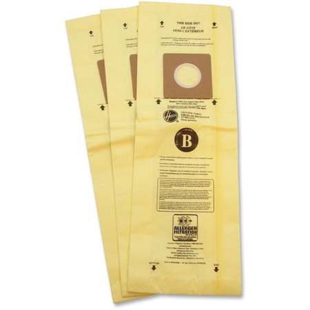 Hoover TaskVac Allergen Vacuum Bags, Type B, White, 36PK 4010103B