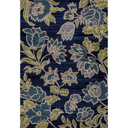 Art Carpet 9 x 12 ft. Novi Collection Danneel Woven Area Rug, Navy 22008