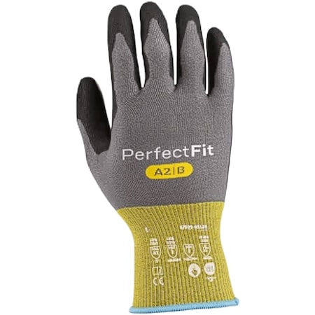 G-Tek Seamless Knit A2 Engineered Yarn Glove w/PU Coated Grip on Palm&Fingers, Touchscreen, Vend-Ready 270044