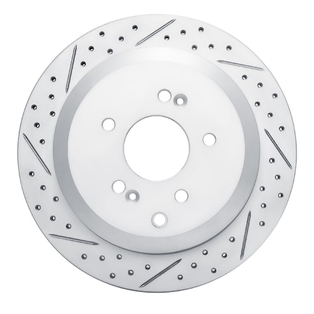 Dynamic Friction Co DFC Geoperformance Rotor - Drilled and Slotted 830-03048L