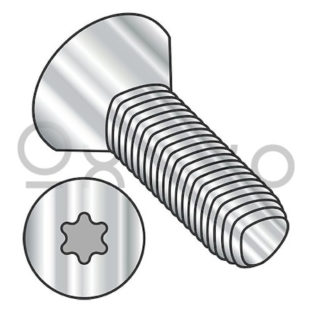 Oxoxo M2.5-0.45X8 Din7500ME Metric 6 Lobe Flat Thrd Roll Screw Full Thd 18 8 Stain Steel PassWax, 5000PK 541106