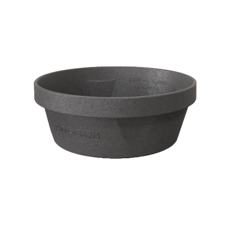 North West Rubber Red Barn Flexible Feed Pan, 0.5 gal, Rubber, Black 5600105