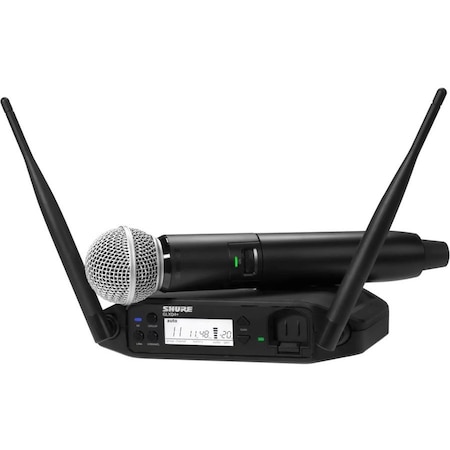 Shure FEATURING THE INDUSTRY STANDARD SM58 VOCAL MICROPHONE, THE GLXD24+/SM58 DUAL BAN GLXD24+/SM58-Z3