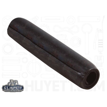 Huyett Coiled Spring Pin, Standard Duty, High Carbon Steel, 0.078 in Dia x 0.375 in L SPC-078-0375