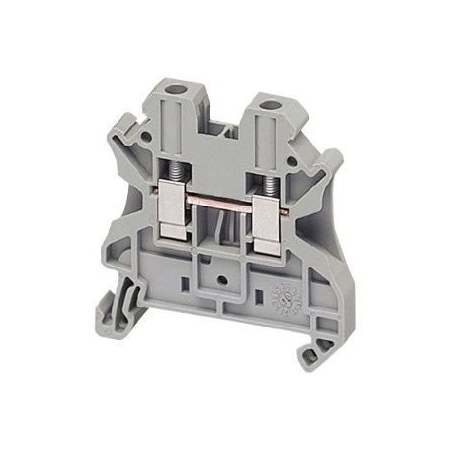 Square D PASSTHROUGH TERMINAL BLOCK, NOMINAL c.s.a 4 MM, 1 POLE - 1x1, GREY, (SOLD IN PACKS OF 50) NSYTRV42