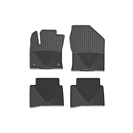 Weathertech Black, Front and Rear All Weather Floor Mats W400-W401