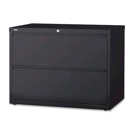 Hirsh Industries Space Solutions Lateral File Cabinet, 2 Letter/Legal/A4-Size File Drawers, Charcoal, 36 x 18.62 x 28 16065