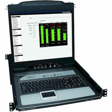 Eaton EATON Tripp Lite Series NetDirector 16-Port 1U Rack-Mount Console KVM Switch with 19-in. LCD + 8 B020-U16-19-K