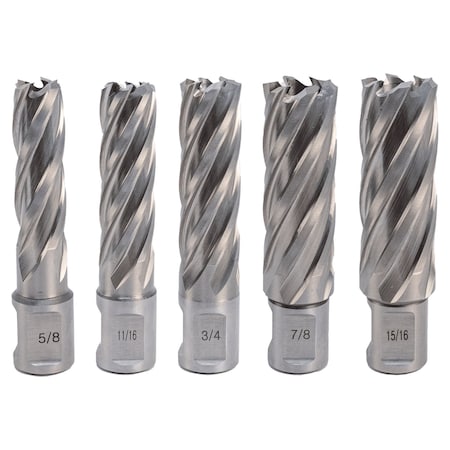 Pearl High Speed Steel Annular Cutters with Pilot Pin 1 3/4", 2" Cutting Depth AC1-34L