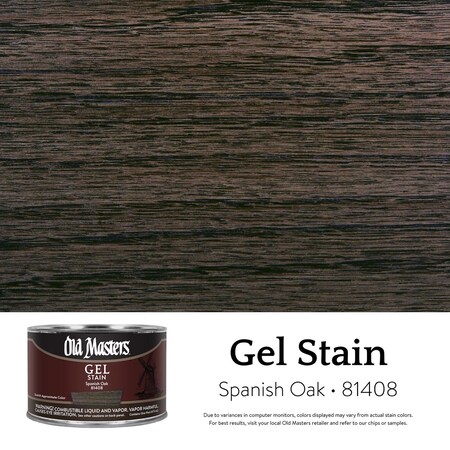 Old Masters Gel Stain Spanish Oak Pt 81408