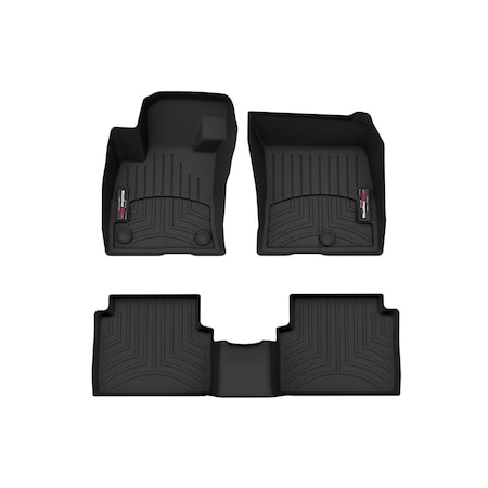 Weathertech Black, Front and Rear Floorliners 441642-1-3