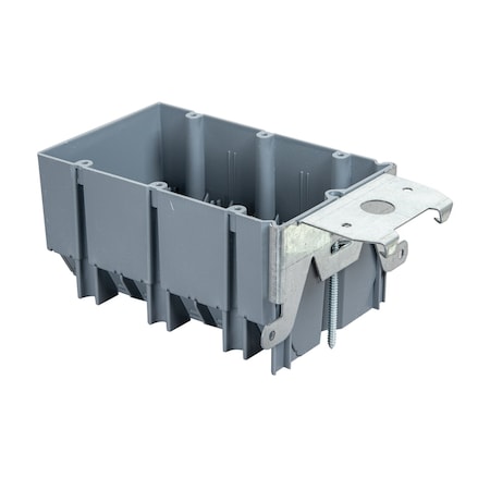 E Energetic Lighting 3-Gang 49 cu. in. Adjustable Depth Electrical switch and outlet Box, 32PK EPB-3G49-ADJ